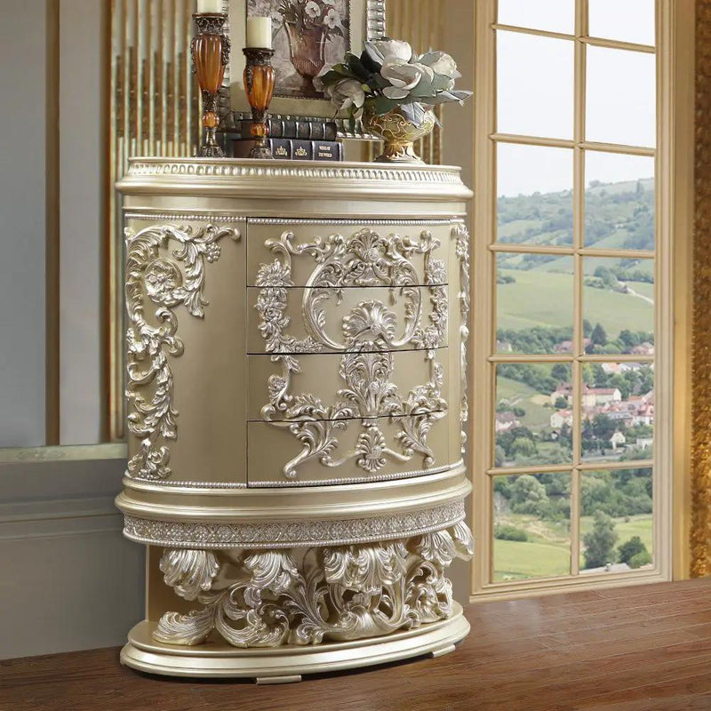 Vatican - Chest - Champagne Silver by Unique Piece Furniture