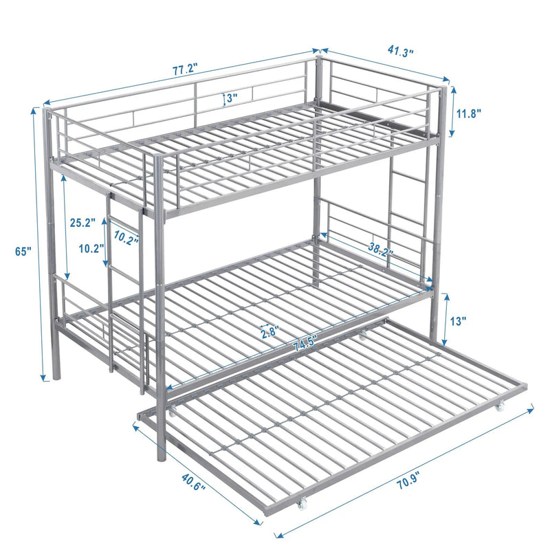 Bunk Bed With Trundle by HouseOfZazla