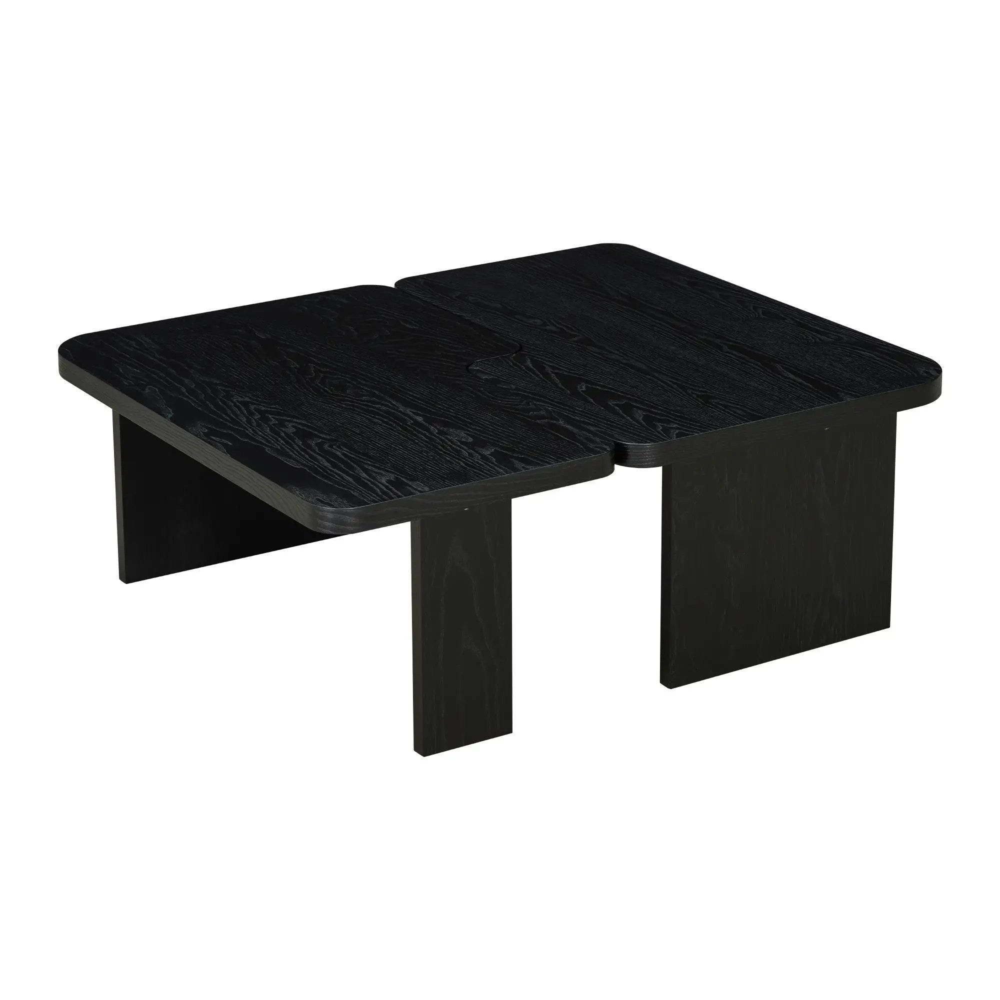 Modern Minimalist Coffee Table Set With Splicing Design by HouseOfZazla