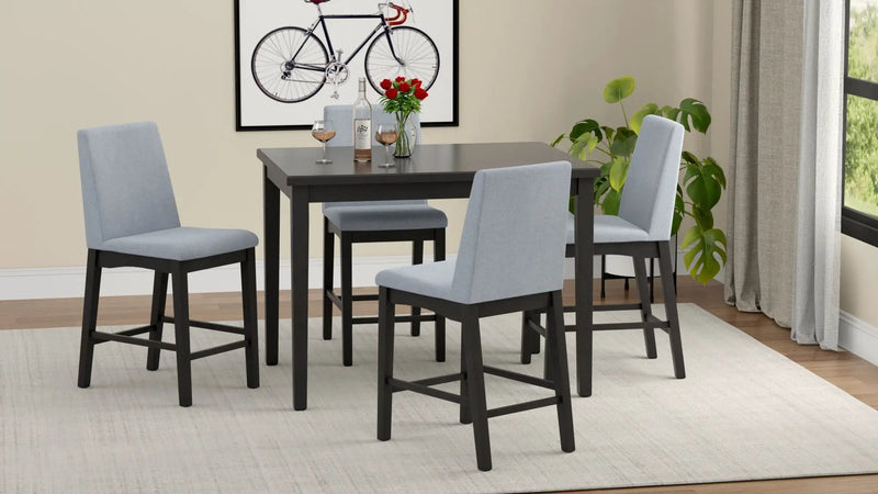 5 Piece Gathering Height Set - Gray by Unique Piece Furniture