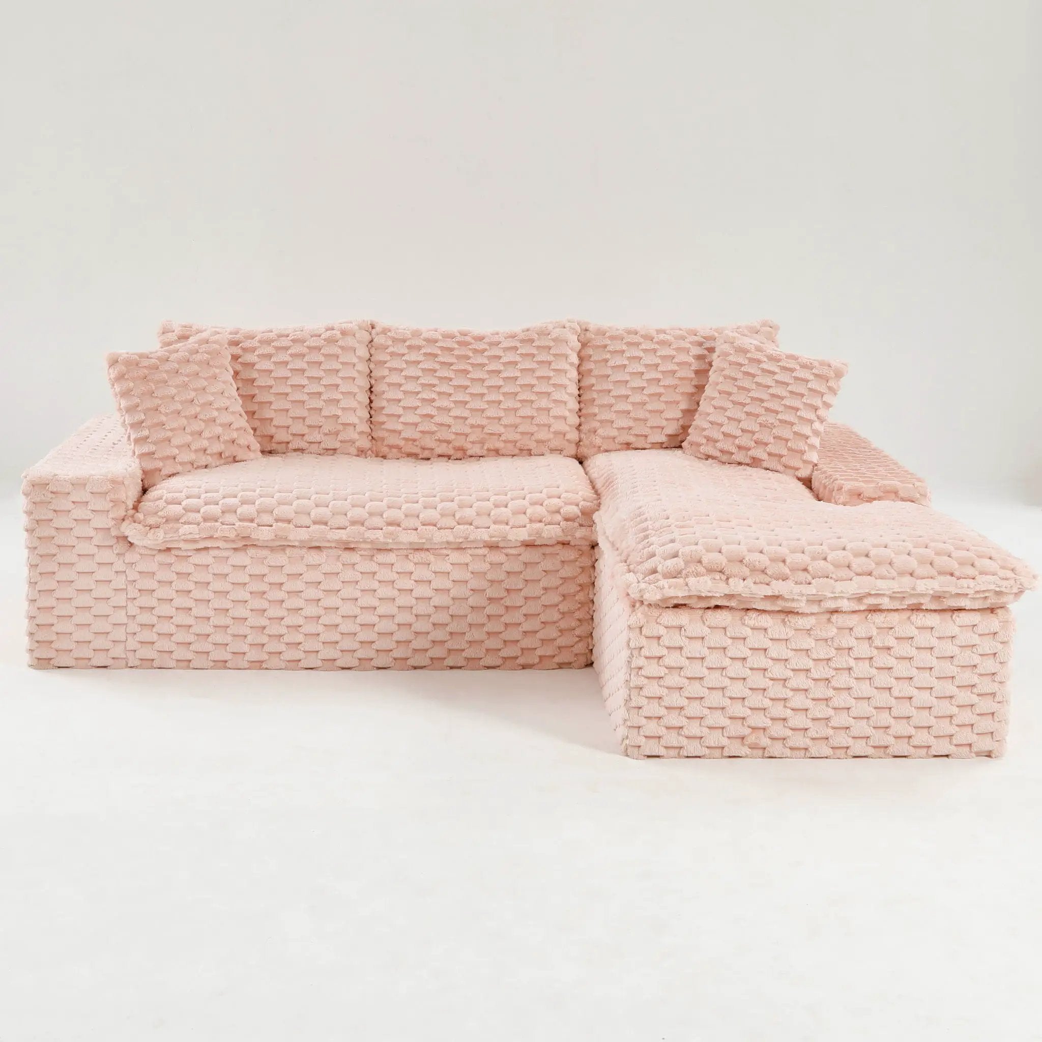 Modular Sofa, Convertible Twin Seat With Chaise Lounge by HouseOfZazla