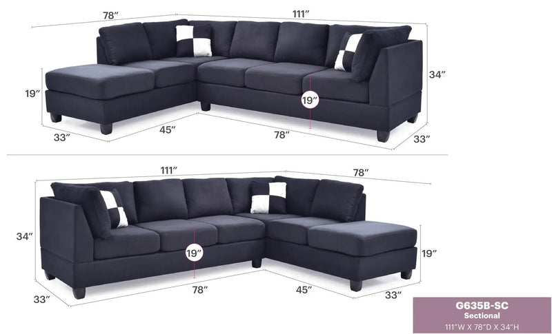 Malone - Comfort Sectional by HouseOfZazla