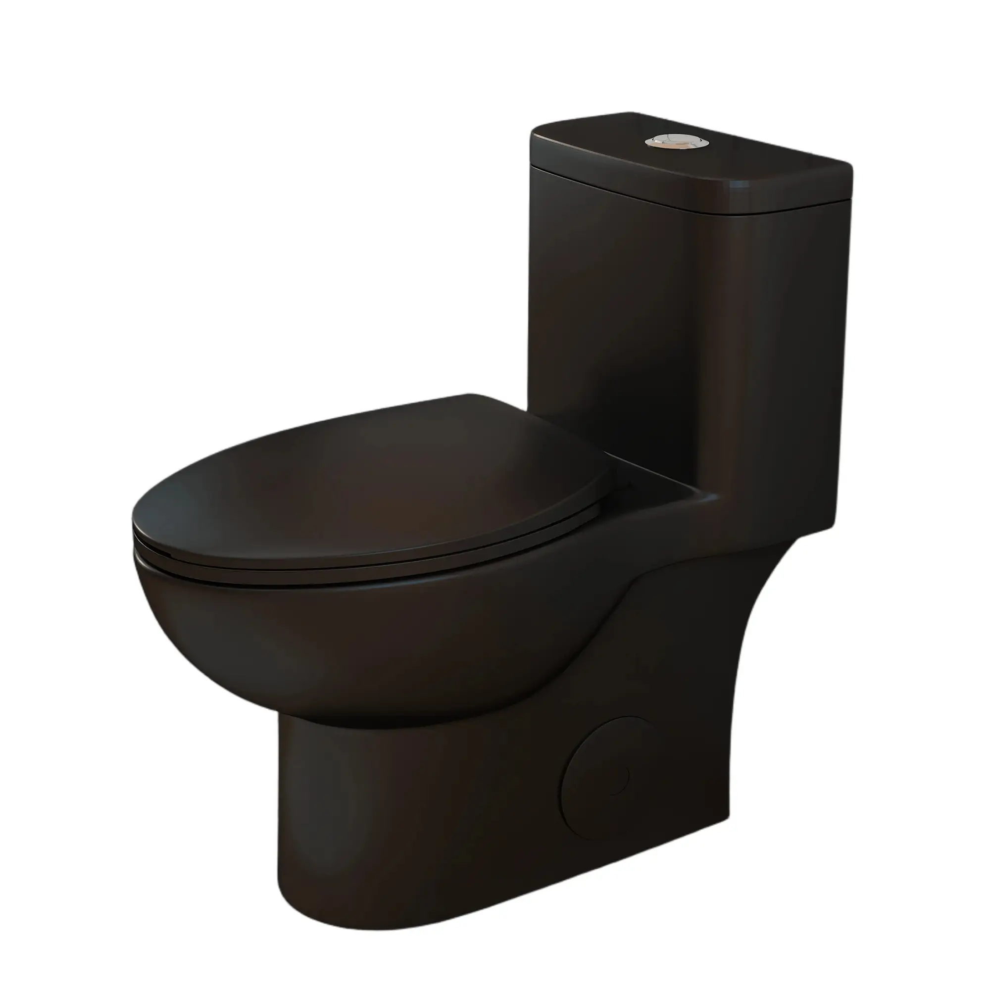 Tornado Flush One-Piece Toilet with Comfort Chair Seat by HouseOfZazla