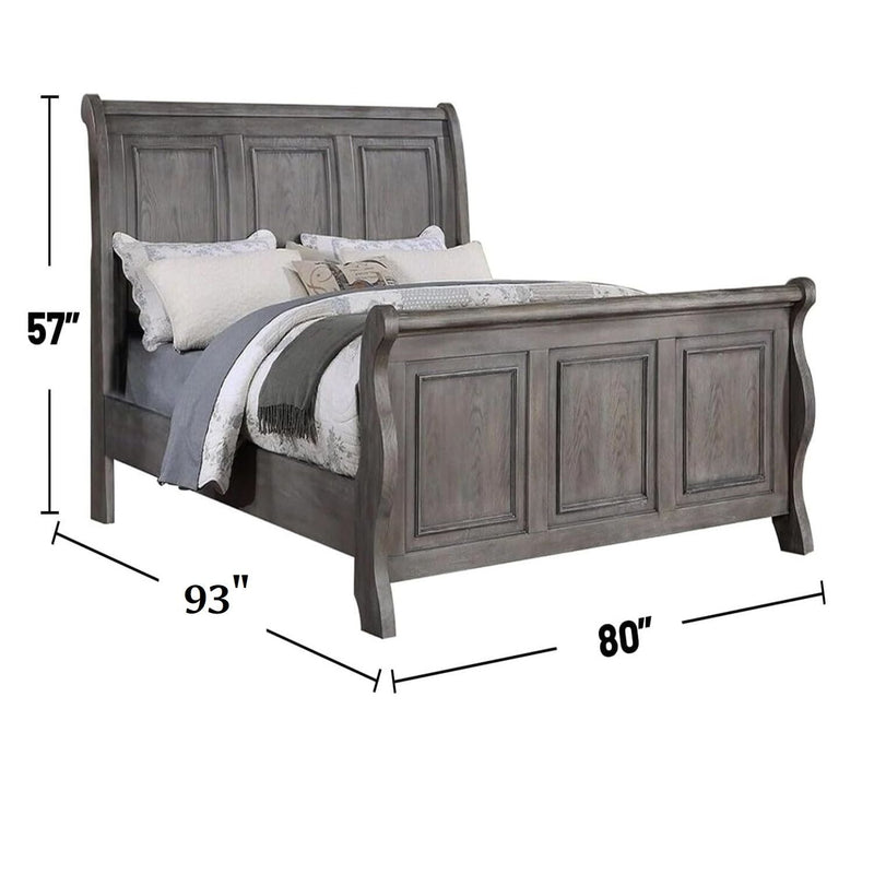 3 Piece Bedroom Set, Bed With 2 Nightstands by HouseOfZazla