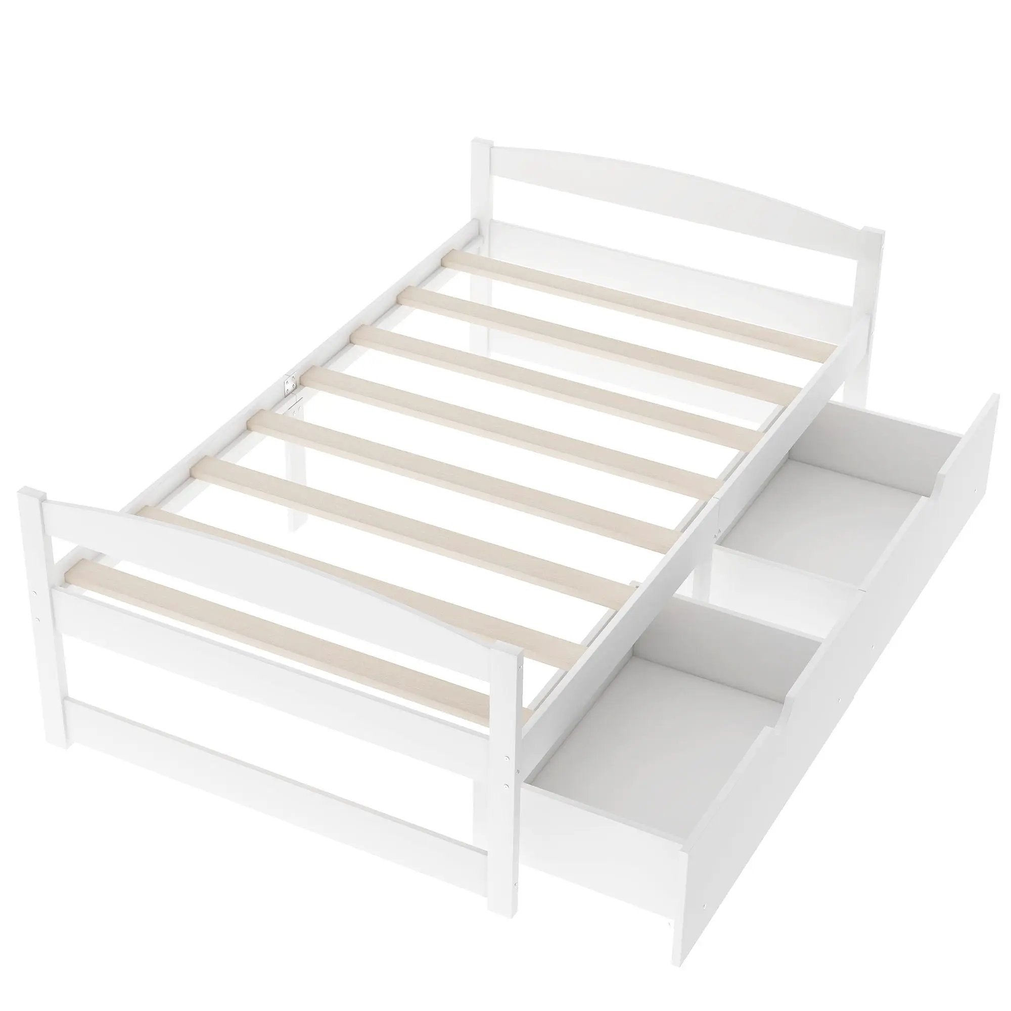 Platform Bed With 2 Drawers by Unique Piece Furniture