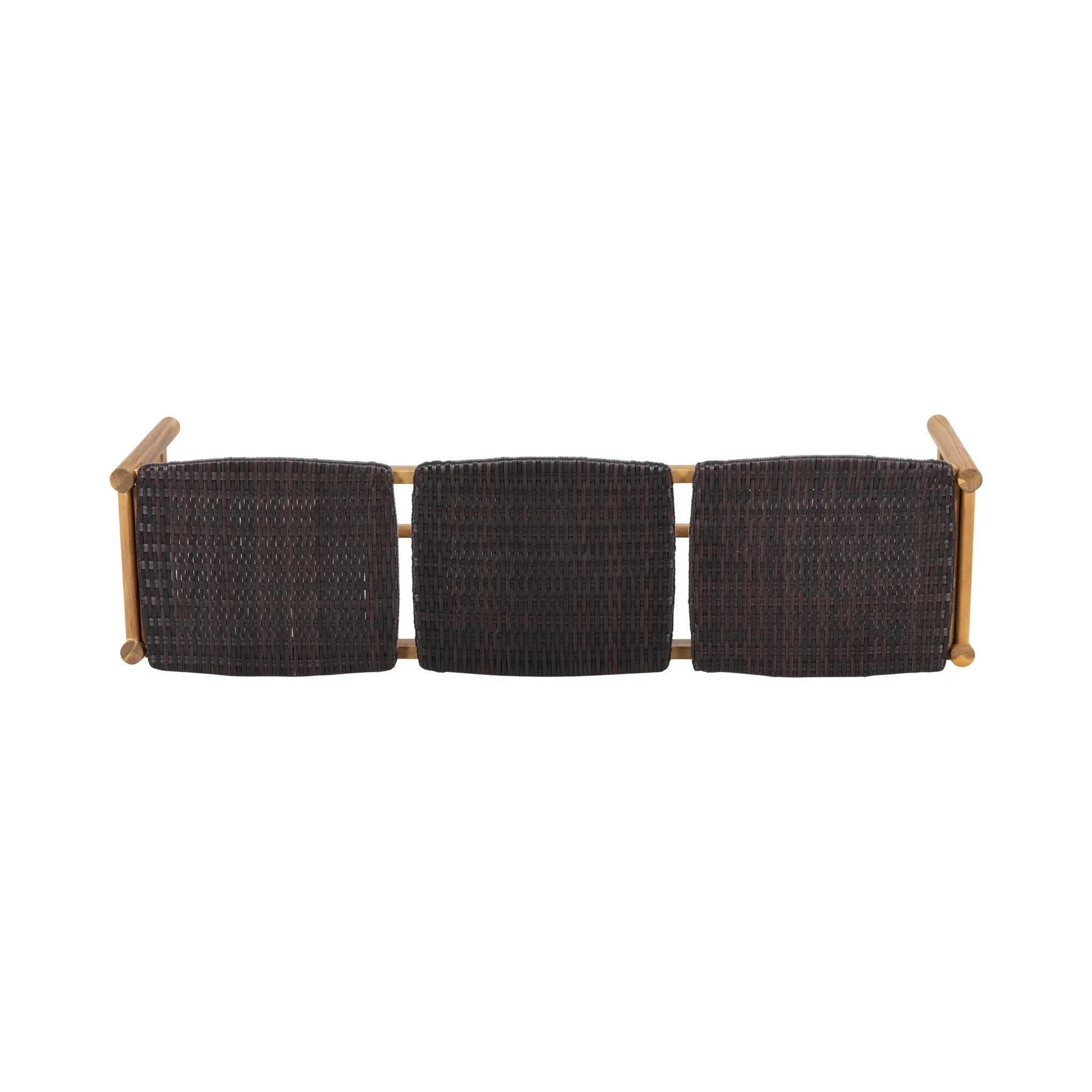 Cambria Rustic 3 Seater Bench - Teak by HouseOfZazla