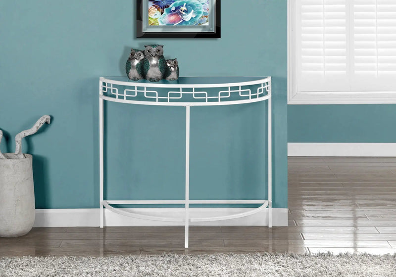 Accent Console Table For Entryway, Contemporary And Modern - White by Unique Piece Furniture