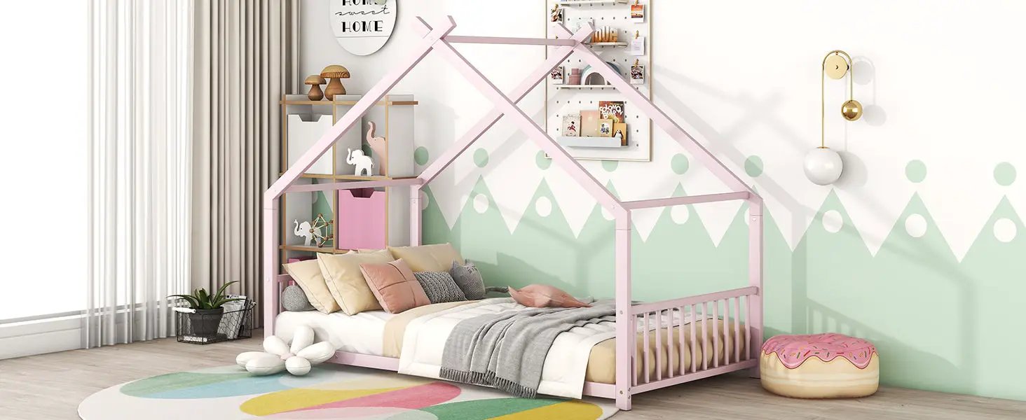 Metal House Bed by HouseOfZazla