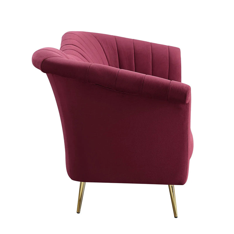 Callista - Sofa - Red Velvet by Unique Piece Furniture