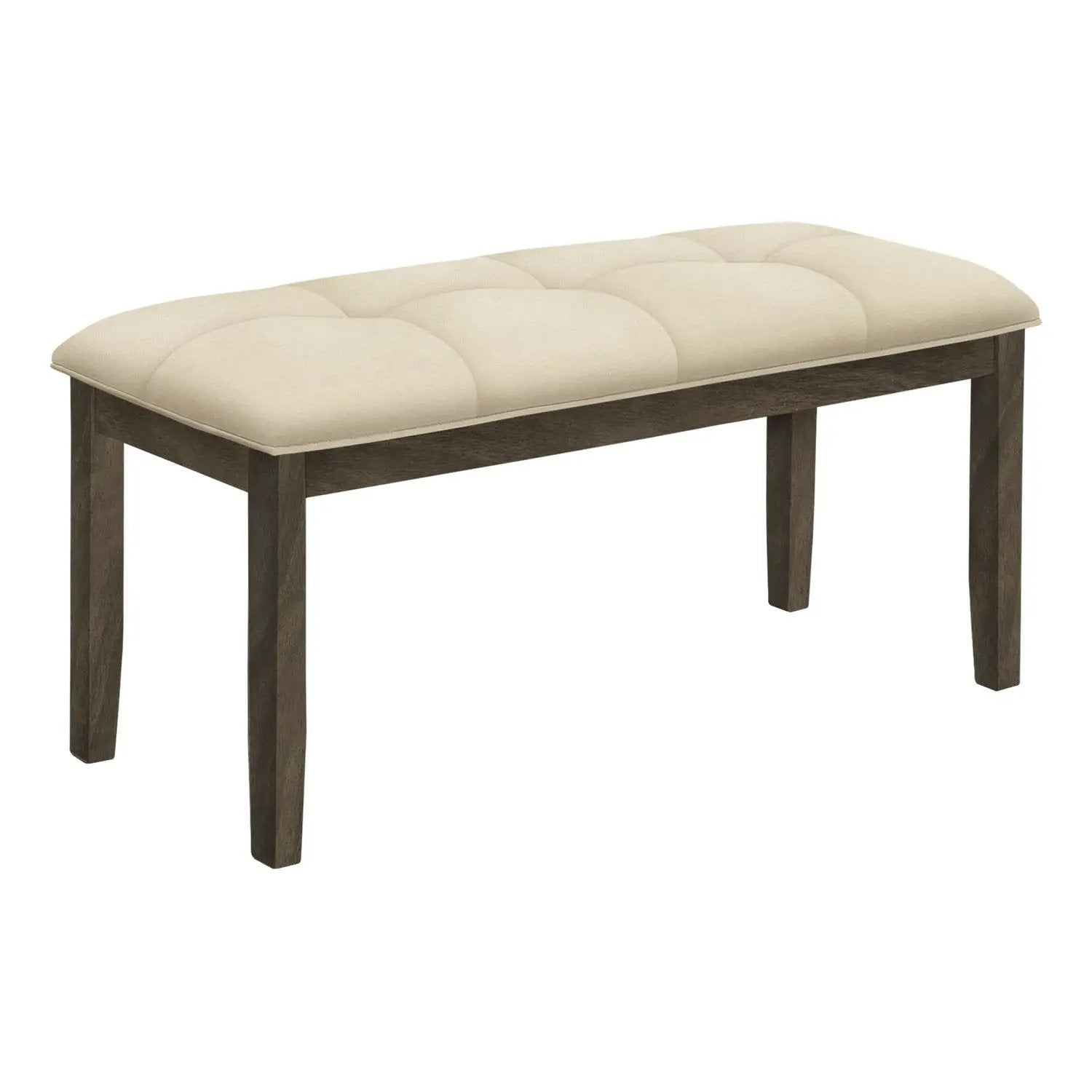 Bench, Rectangular, Hallway, Upholstered, Transitional - Cream by Unique Piece Furniture