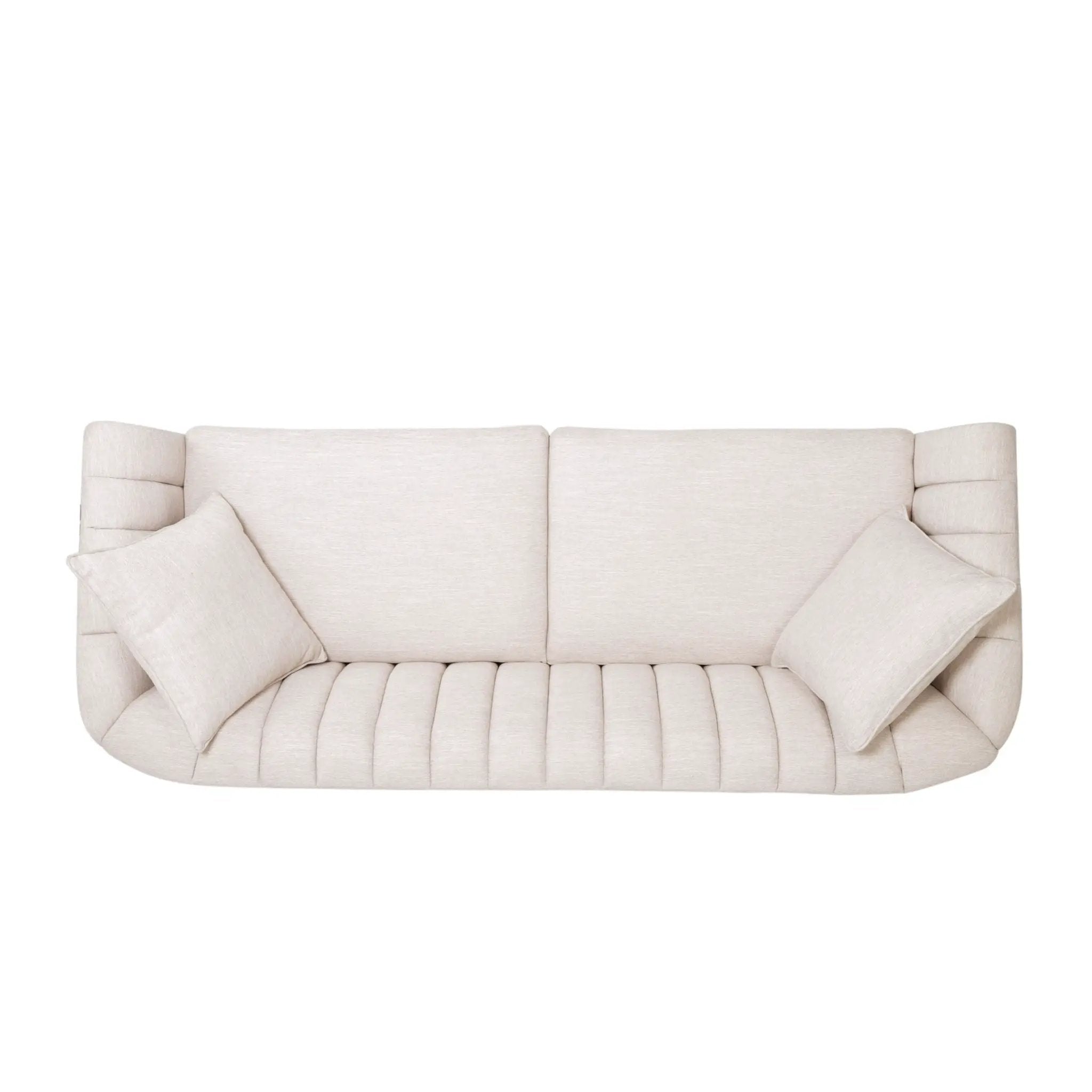 Contemporary 3 Seater Sofa With Accents by HouseOfZazla
