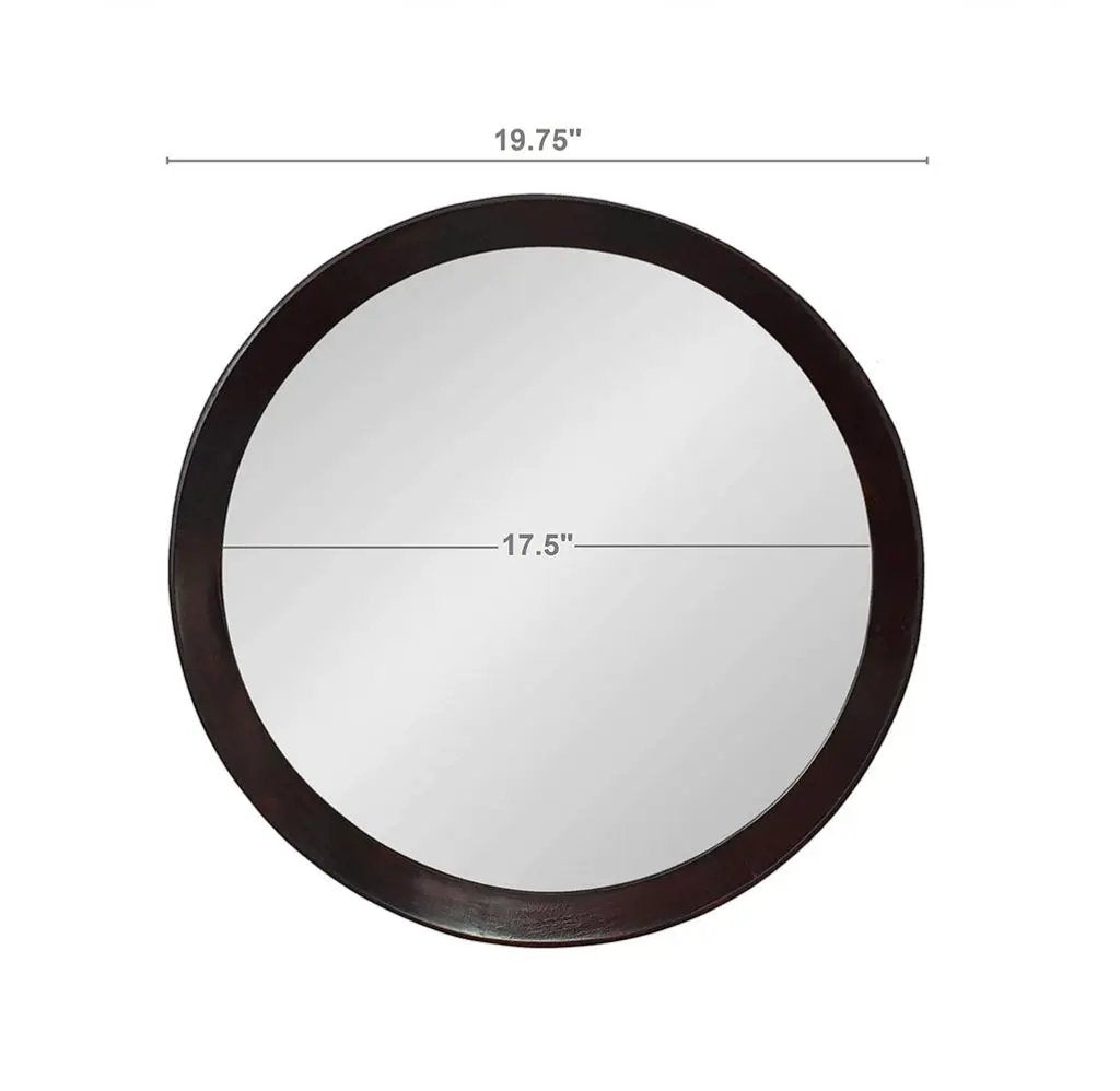 Transitional Decor Style Wall Mirror Decor With Frame For Bathroom by HouseOfZazla