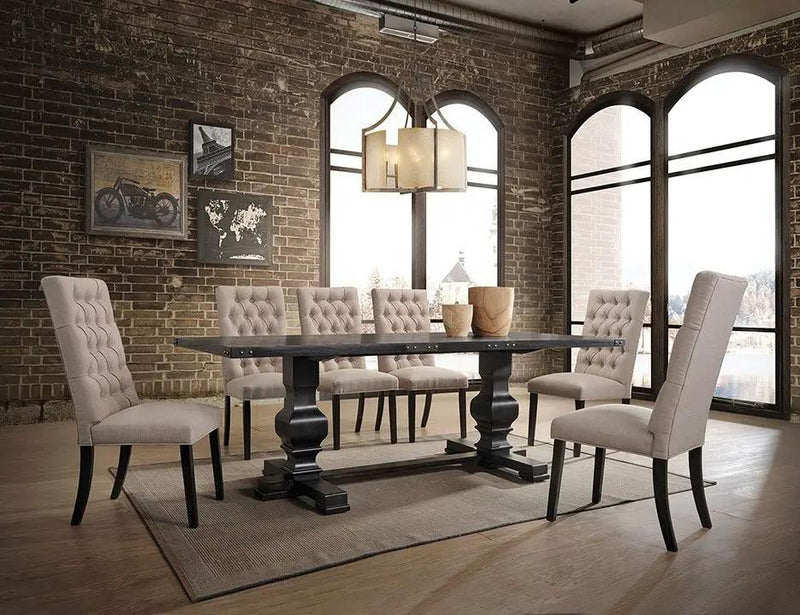 Morland - Dining Table - Vintage Black by Unique Piece Furniture