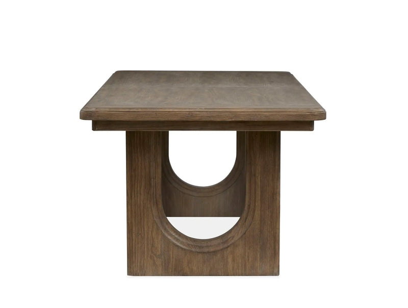 Westbourne - Extendable Trestle Dining Table - Dark Umber by Unique Piece Furniture