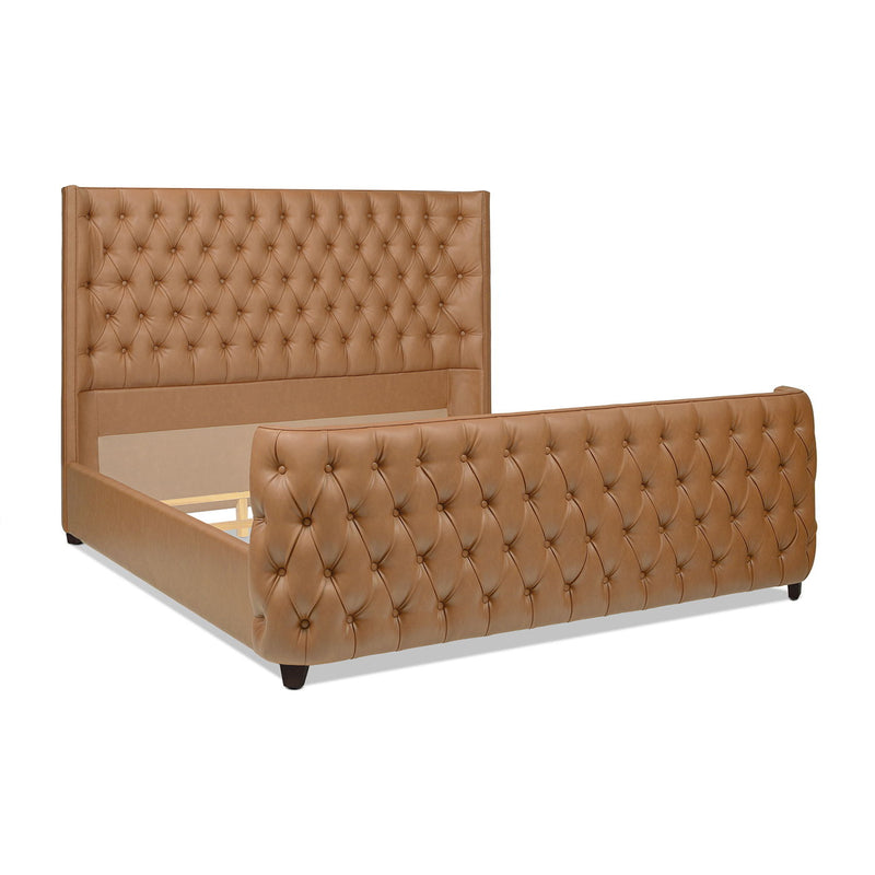 Brooklyn - Tufted Panel Bed Headboard And Footboard Set by HouseOfZazla