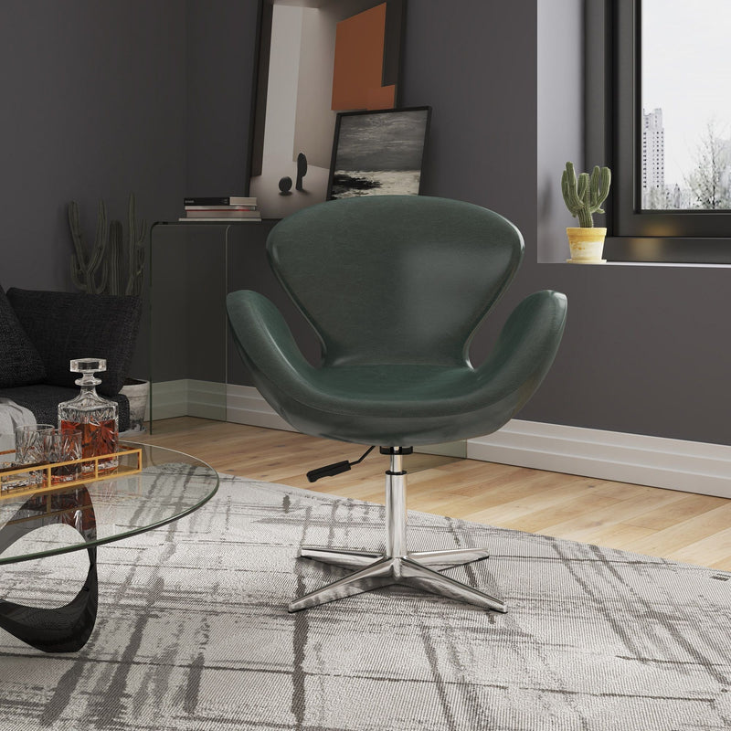 Raspberry - Swivel Lounge Chair by HouseOfZazla