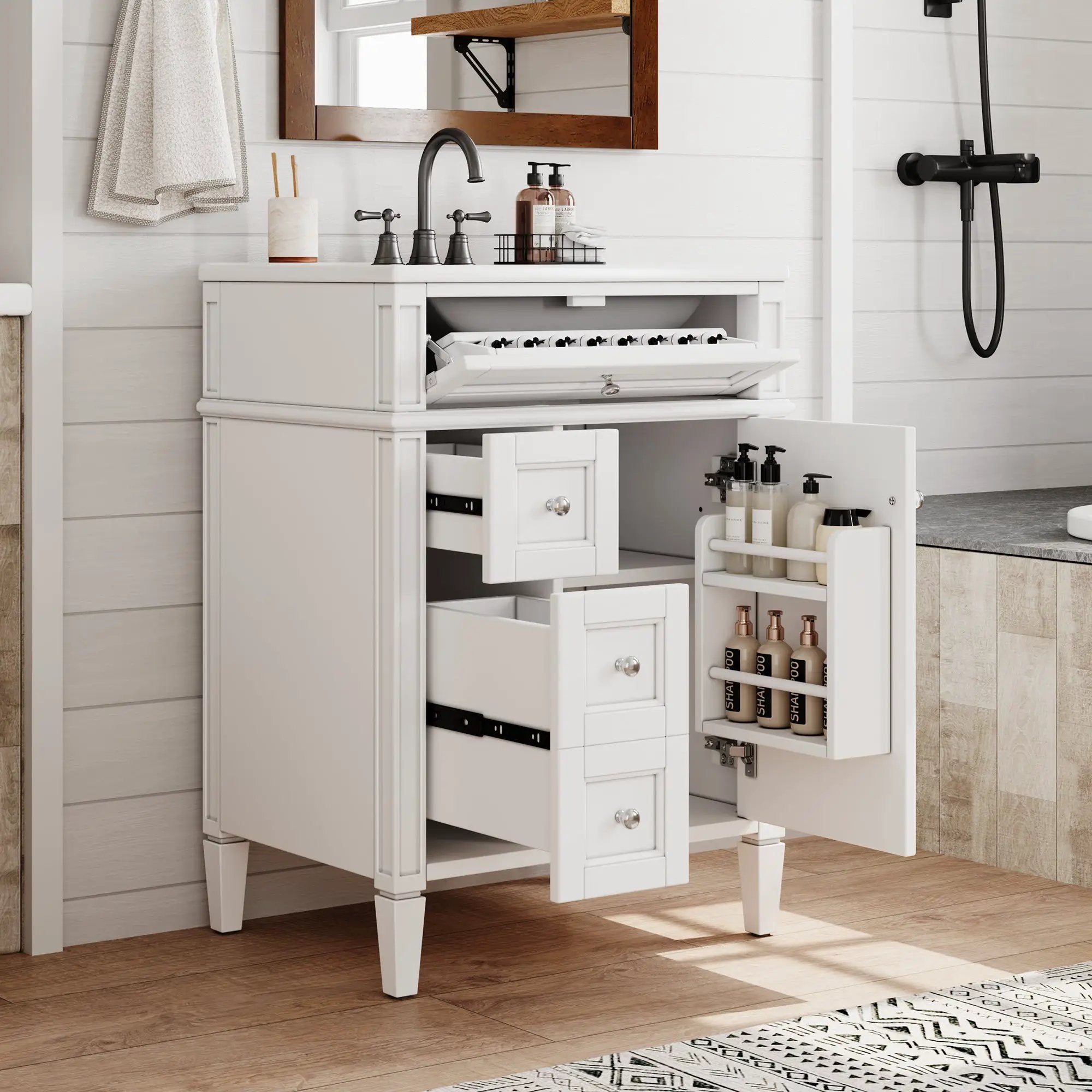 24" Bathroom Vanity with Top Sink by HouseOfZazla