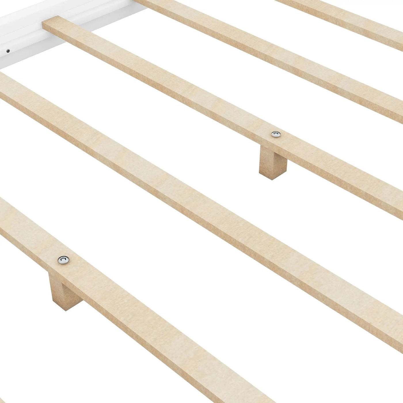 Wood Canopy Platform Bed With Support Legs And Airflow Slats by Unique Piece Furniture
