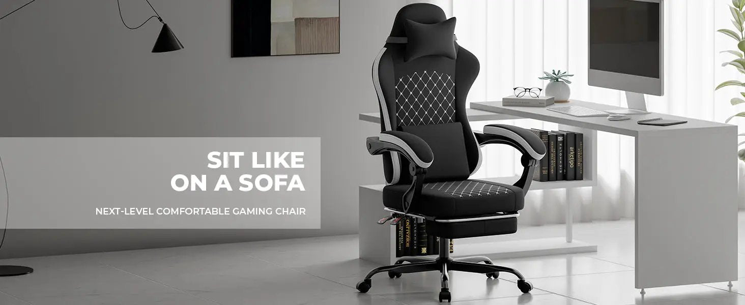 Gaming Chair with Massage and Ergonomic Design by HouseOfZazla