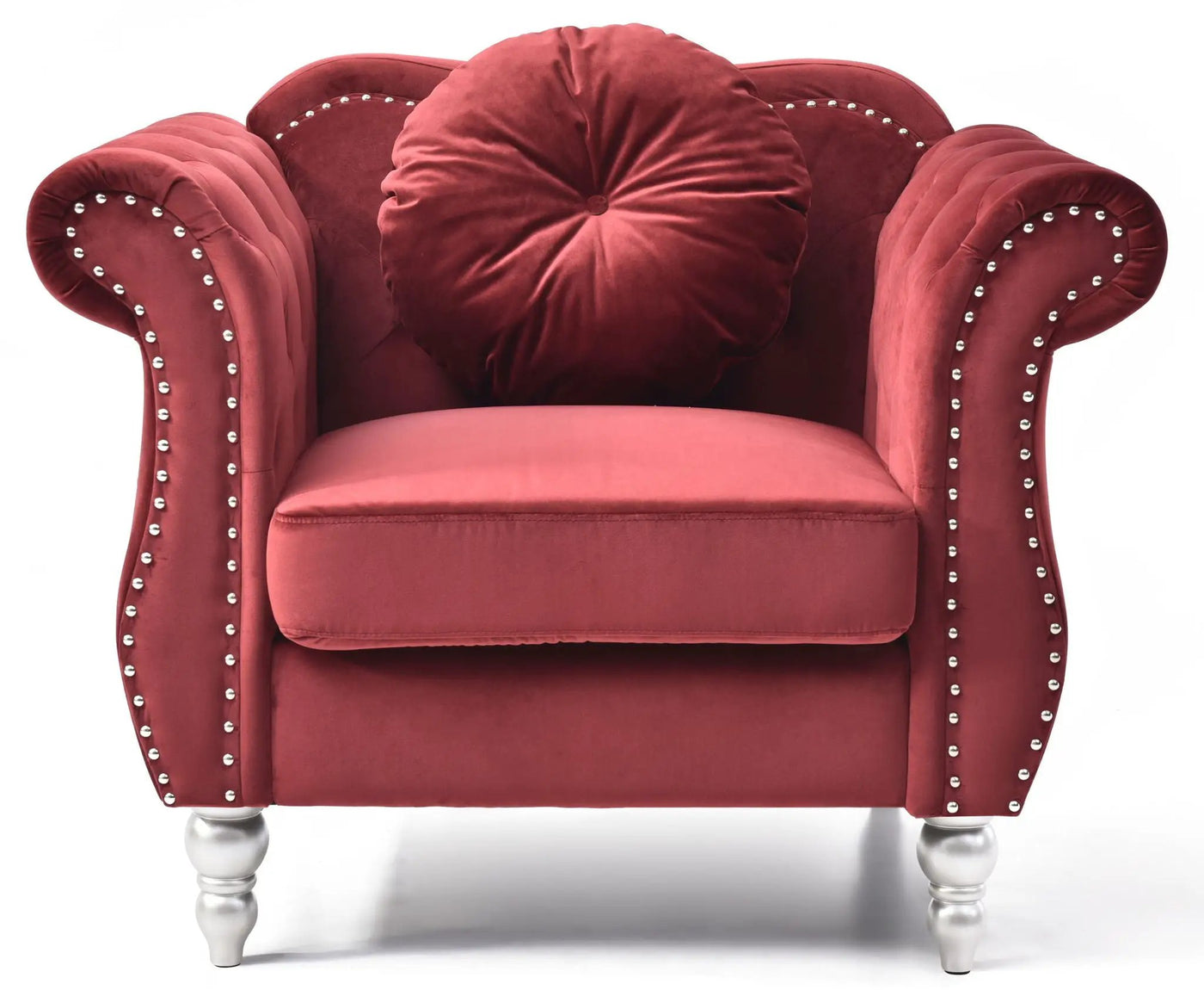 Chic Transitional Flared Arm Chair by HouseOfZazla