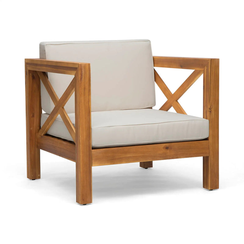 Brava Mid-Century Modern Club Chair with Water Resistant Cushions by HouseOfZazla