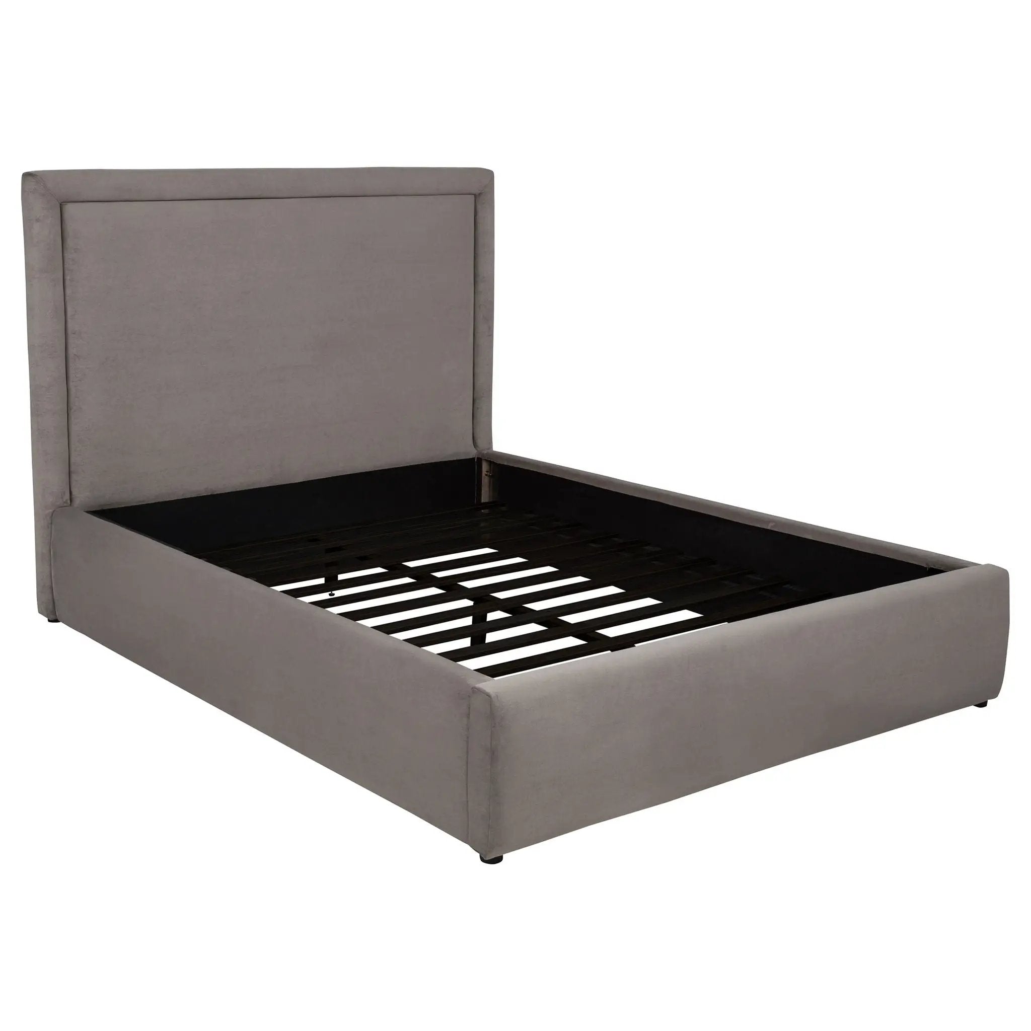 Lawson 54-inch Upholstered Queen Platform Bed Mushroom by Unique Piece Furniture