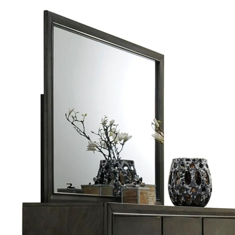 Carine - Mirror - Gray by Unique Piece Furniture