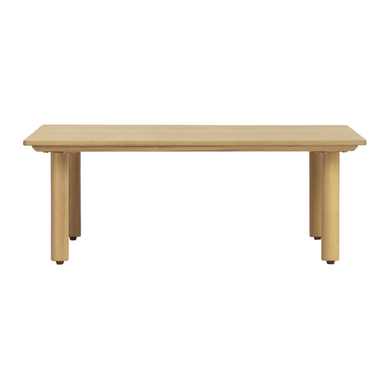 Acacia Wood Outdoor Square Coffee Table by HouseOfZazla