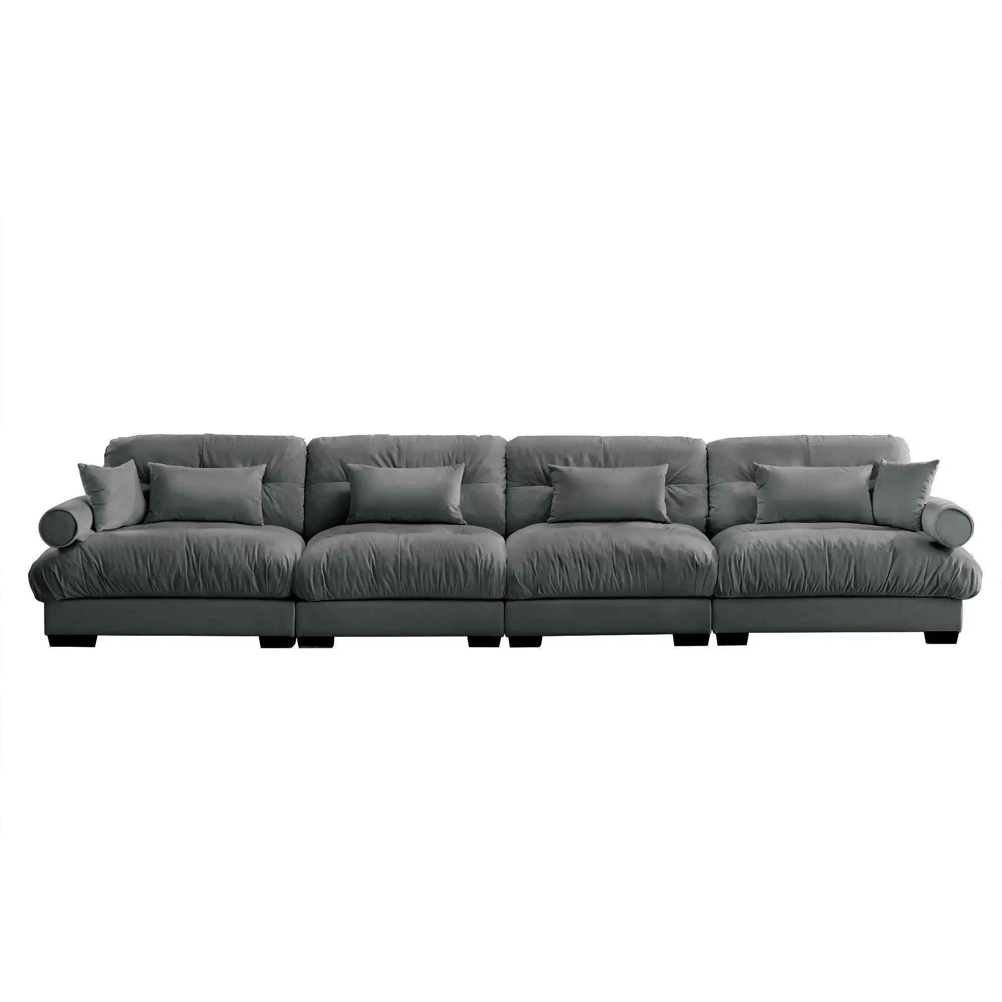 Super Comfort Oversized Modular Sectional Sofa, Deep Seat Convertible L Shaped Couch by Unique Piece Furniture