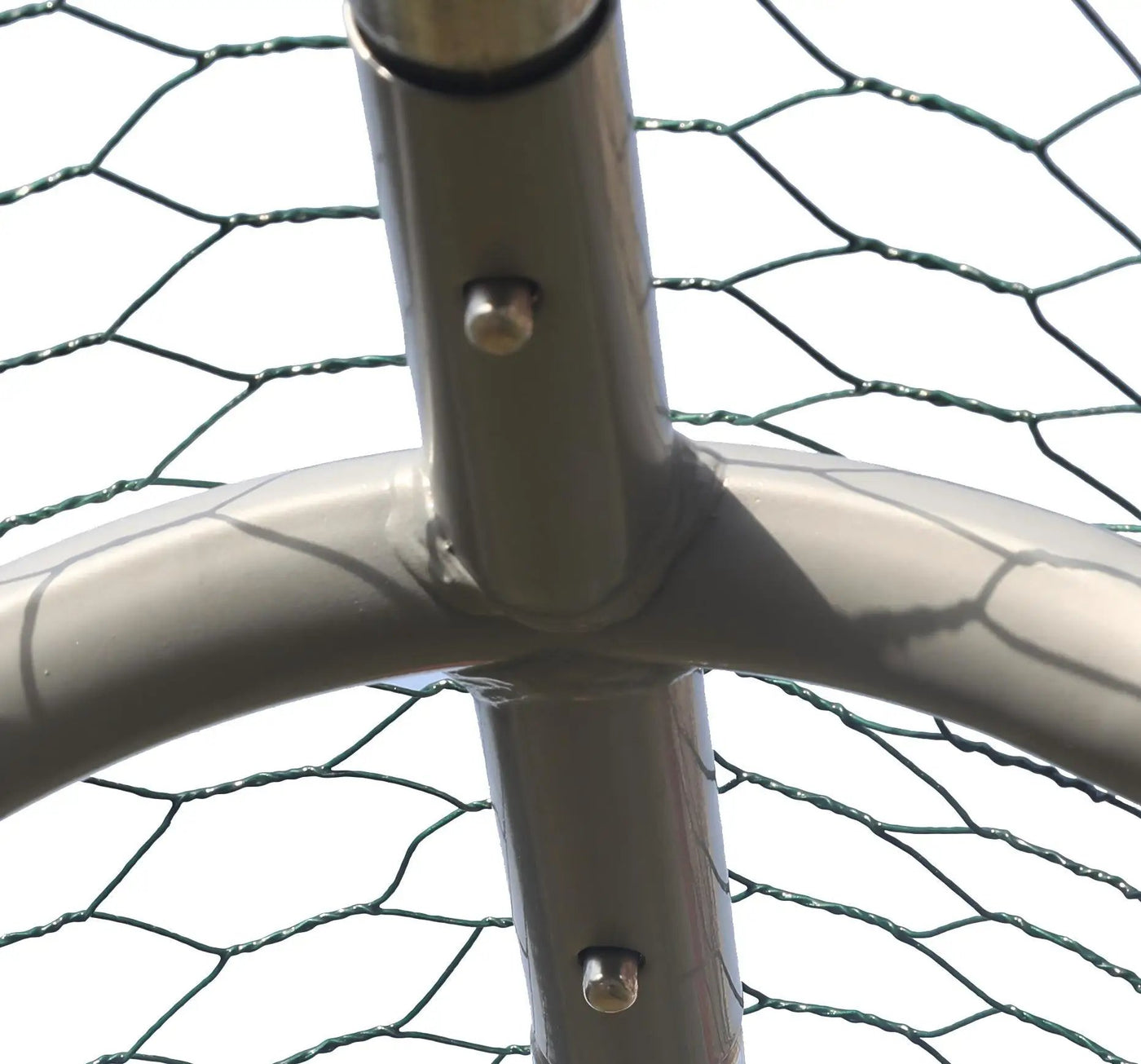 Large Metal Chicken Coop, Walk In Poultry Cage Hen Run House Rabbits Habitat Cage Spire Shaped Coop With Waterproof And Anti Ultraviolet Cover by HouseOfZazla