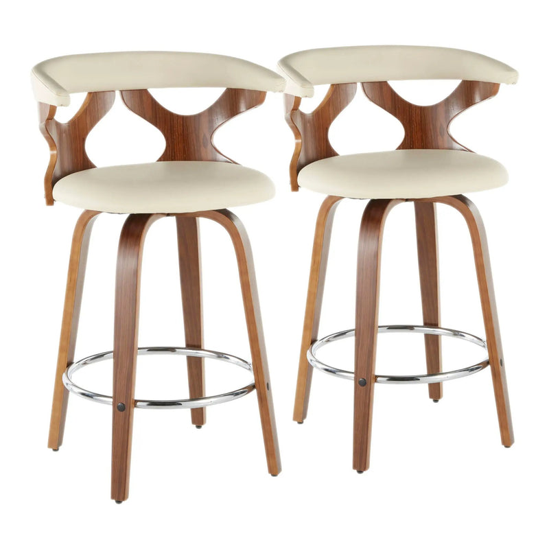 Gardenia - Mid Century Modern Counter Stool (Set of 2) by HouseOfZazla