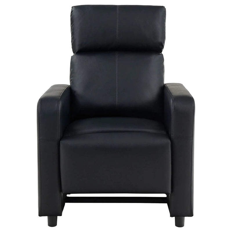 Push Back Recliner - Black by Unique Piece Furniture