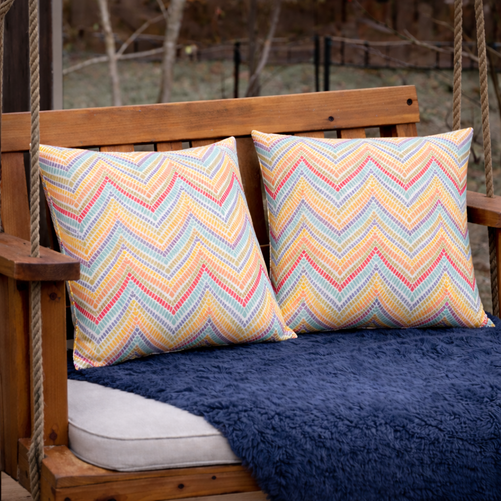 6 Pack Outdoor Pillow Covers - 18x18 Inch by HouseOfZazla