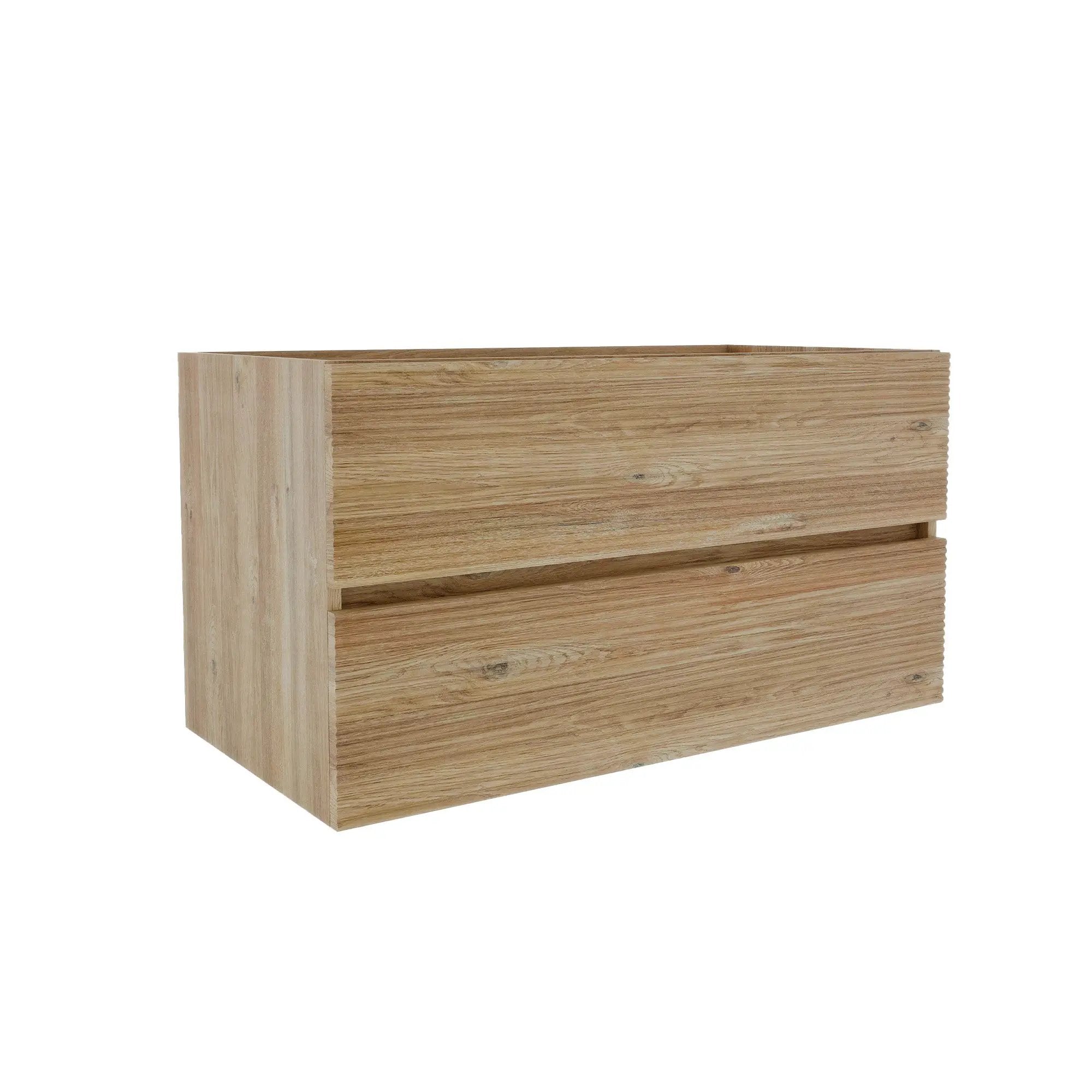 Grace 36" Rough Oak Bathroom Vanity by HouseOfZazla