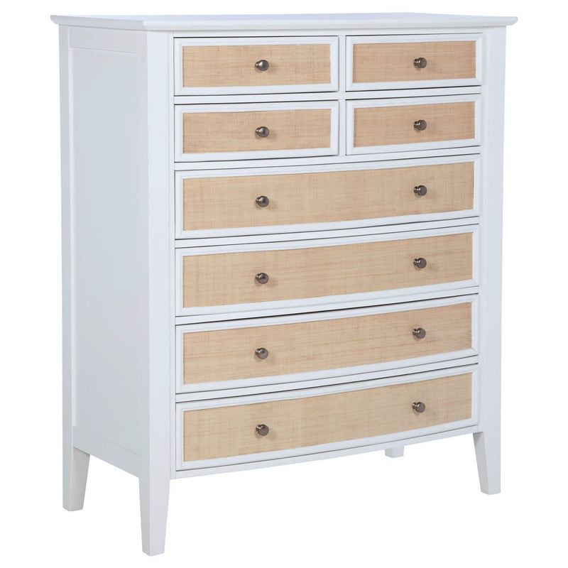 Bexhill 8-drawer Chest of Drawers White by Unique Piece Furniture