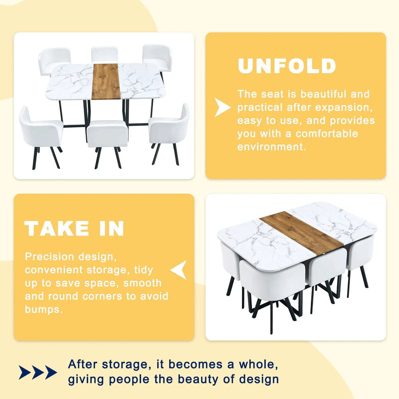 2 Tone Dining Table For Modern Minimalist And Industrial Styles by Unique Piece Furniture