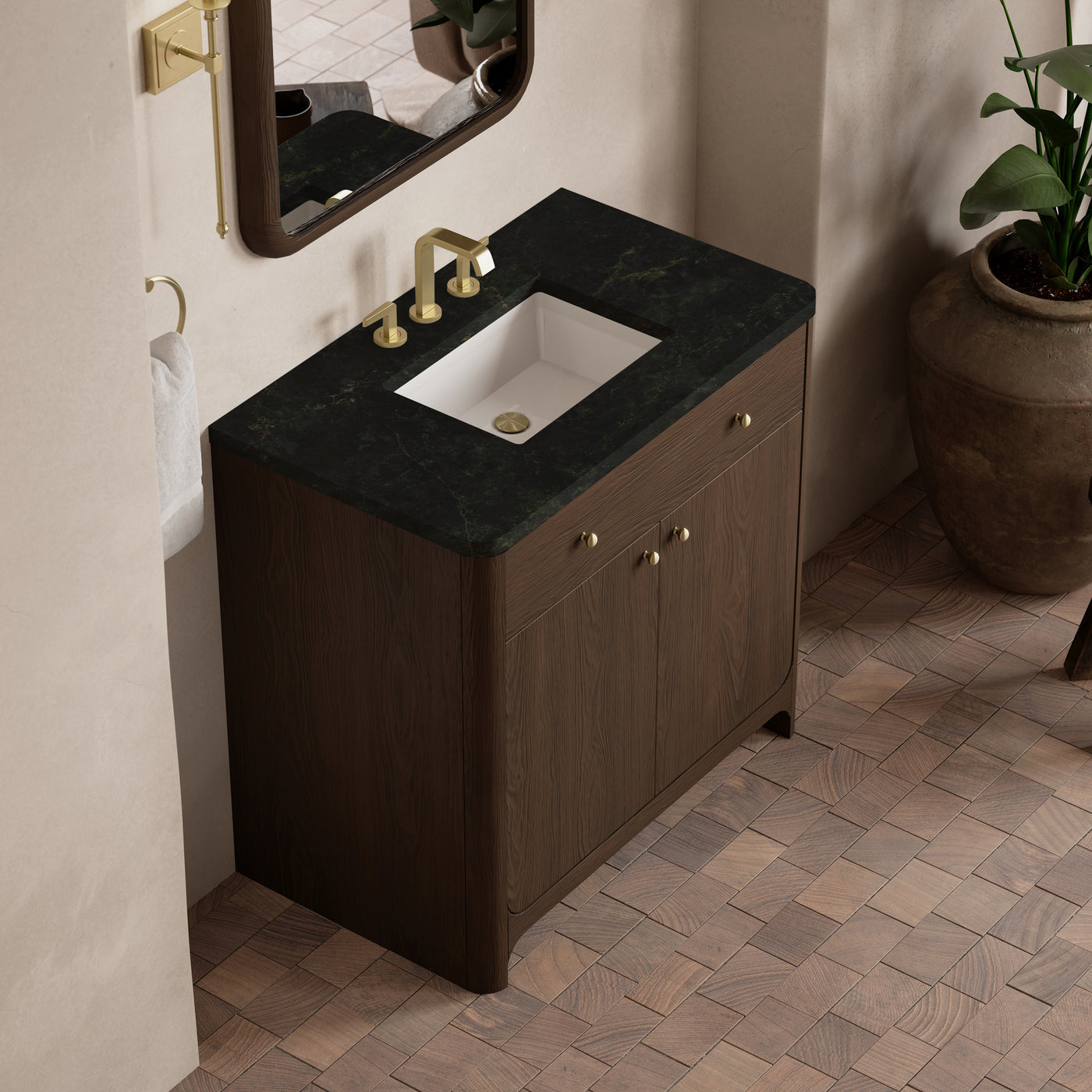 James Martin Gracyn 36" Single Bathroom Vanity, Sable, view 36