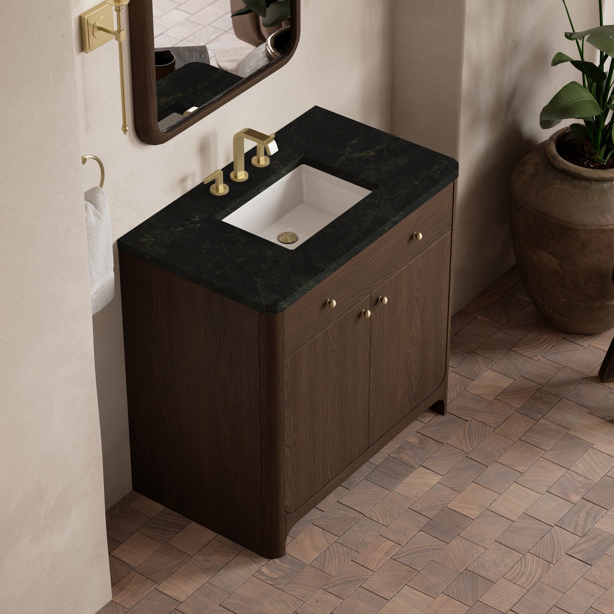 James Martin Gracyn 36" Single Bathroom Vanity, Sable, view 36