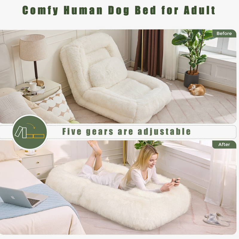 Human Dog Bed & Lazy Sofa by HouseOfZazla