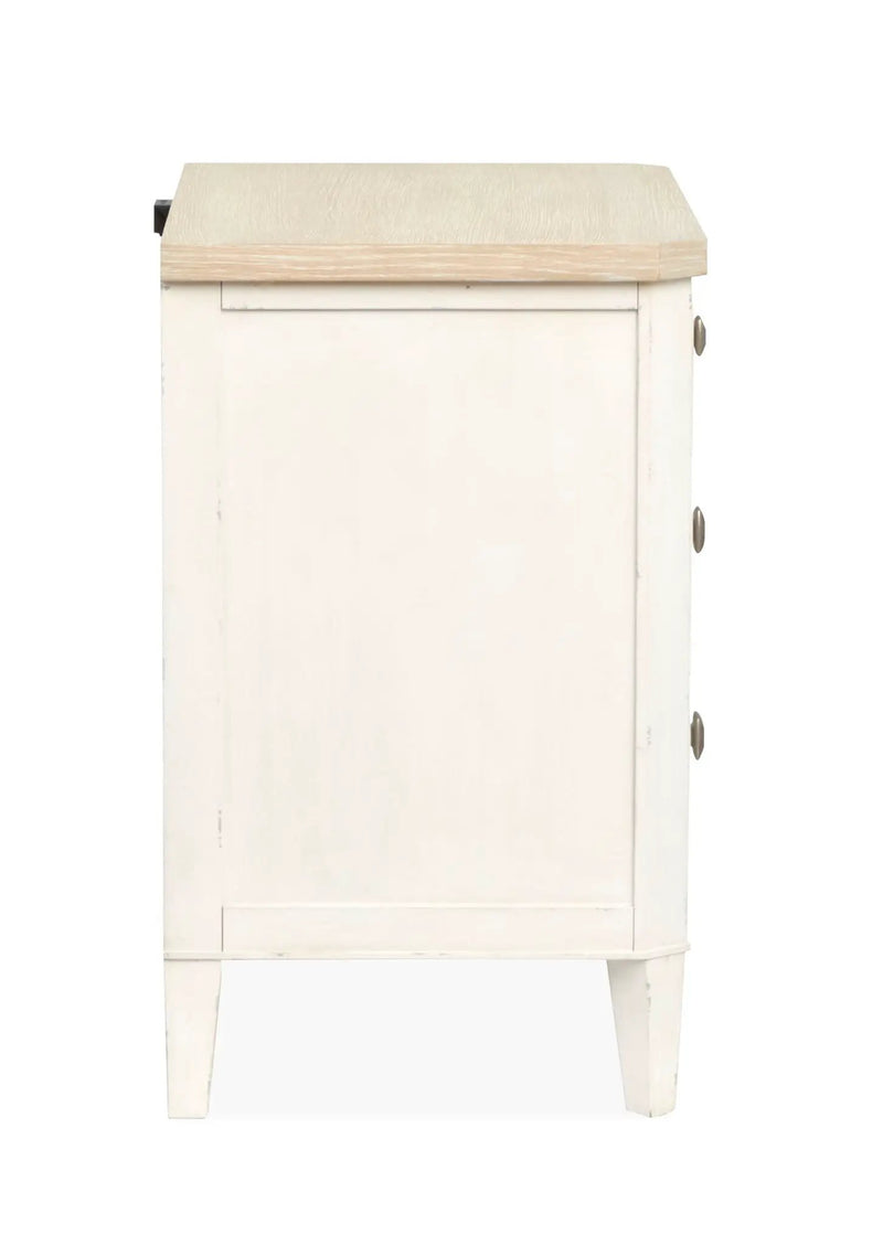 Echo Isles - Drawer Nightstand - Sea Pearl And Driftwood by Unique Piece Furniture