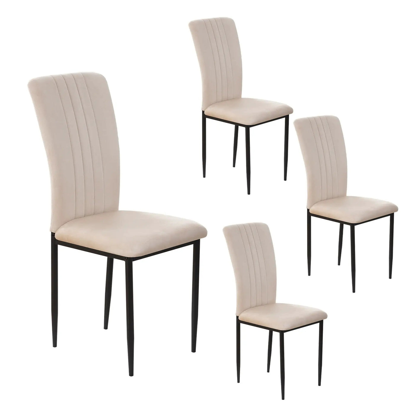 Velvet Dining Chairs For Dining Room (Set of 4) by Unique Piece Furniture