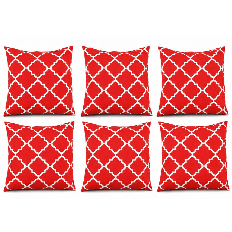 4 Pack Outdoor Pillow Covers - Water-Repellent Decorative Cushion Covers, photo 10 of 10