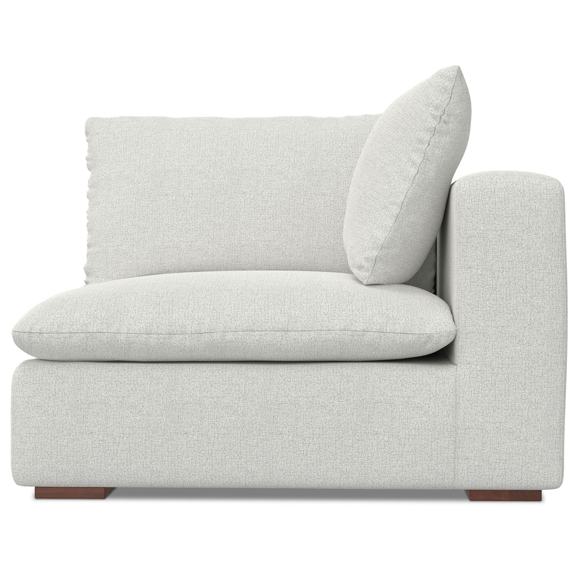 Jasmine - Right Arm Sofa Module - Gray by HouseOfZazla