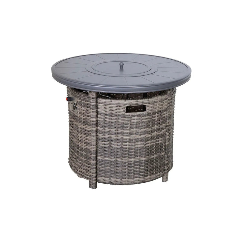 Outdoor Fire Pit Table With Lid by HouseOfZazla