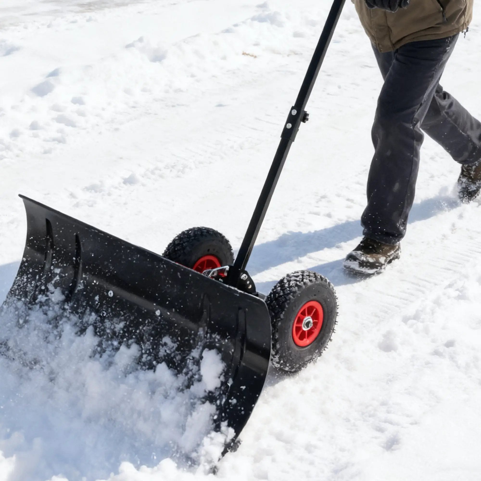 30" Wide Metal Snow Pusher by HouseOfZazla