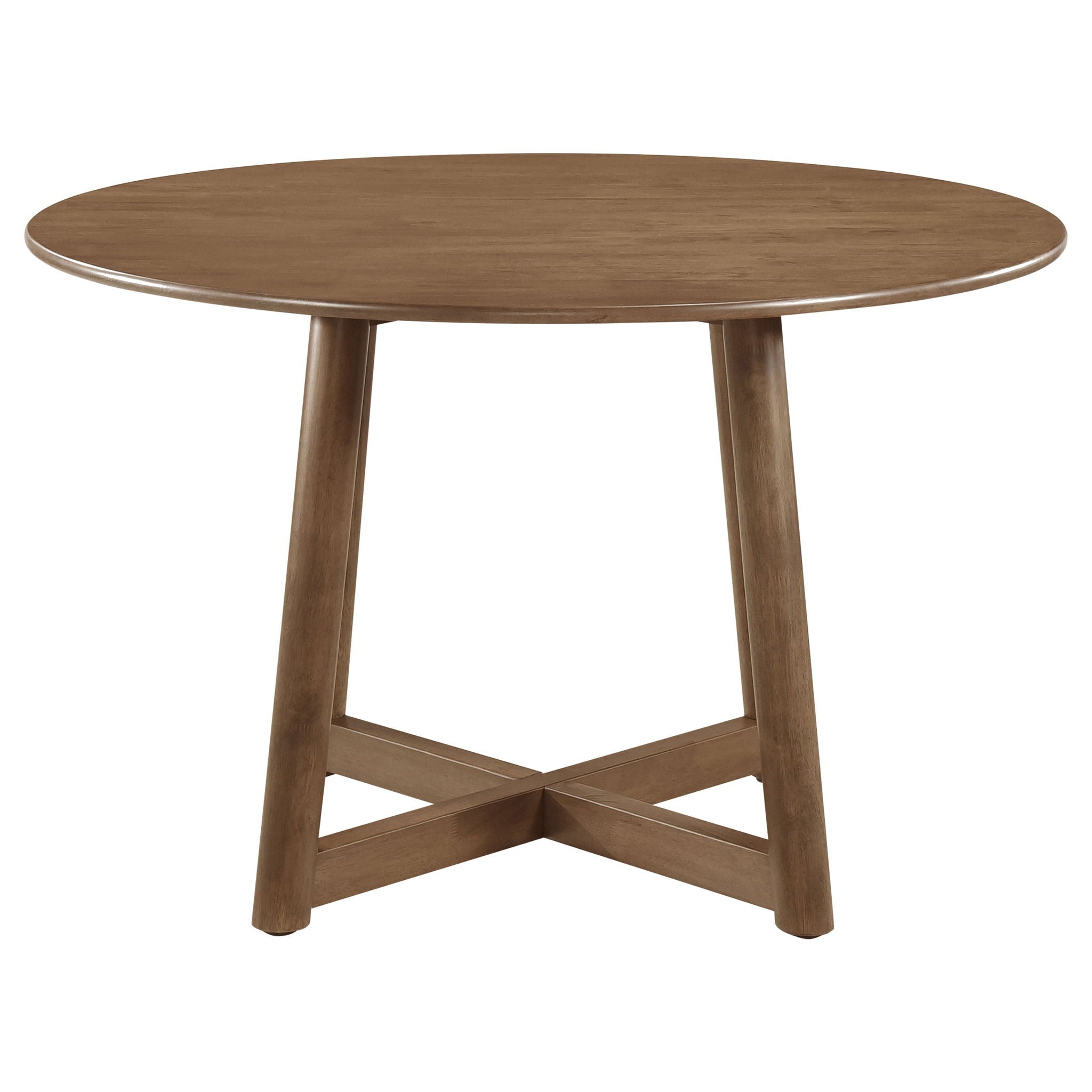 Dinah Round 47-inch Solid Wood Dining Table Walnut by Unique Piece Furniture