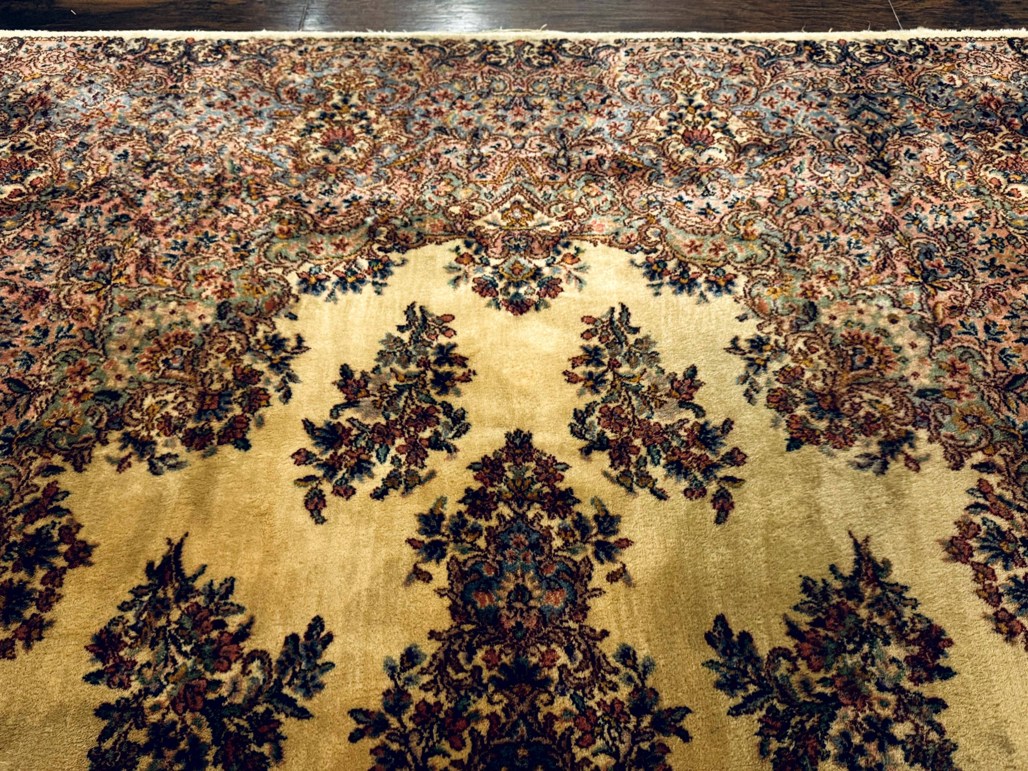 Karastan Kirman Rug #781, Antique Karastan Oriental Carpet 8.8 x 12, Wool Area Rug, Original Collection 700 Series, Rare Discontinued by Jewel Rugs