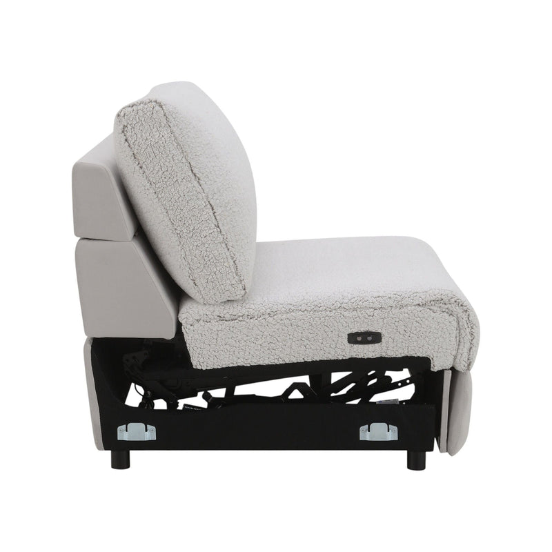Tarrance - Modular Power Recliner Sectional - Gray by HouseOfZazla