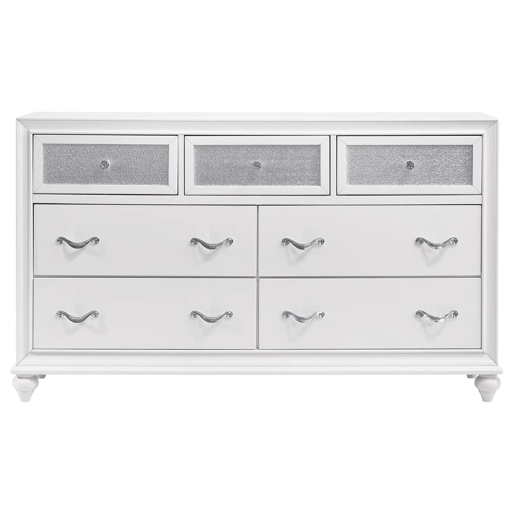 Barzini 7-drawer Dresser White by Unique Piece Furniture