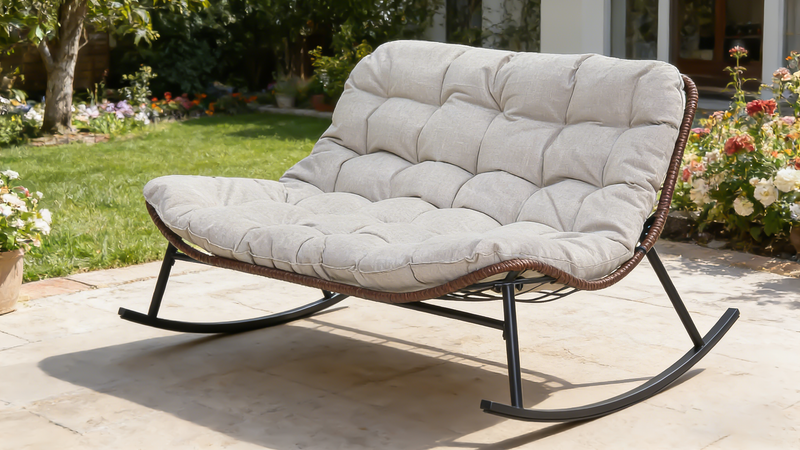 Double Wide Rocking Papasan Chair by HouseOfZazla